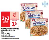 Promoties Pizza tonno ristorante surgelée dr oetker - Dr. Oetker - Geldig van 18/06/2024 tot 23/06/2024 bij Auchan