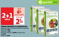 Promoties Terreau universel gardenstar - GardenStar - Geldig van 18/06/2024 tot 23/06/2024 bij Auchan