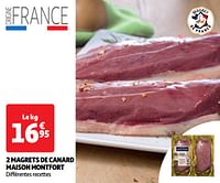 Promoties 2 magrets de canard maison montfort - Maison Montfort - Geldig van 18/06/2024 tot 23/06/2024 bij Auchan