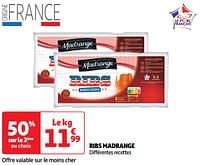 Promoties Ribs madrange - Madrange - Geldig van 18/06/2024 tot 23/06/2024 bij Auchan