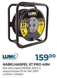 Kabelhaspel xt pro 40m-LumX