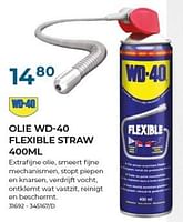 Promoties Olie wd-40 flexible straw - WD-40 - Geldig van 01/06/2024 tot 31/07/2024 bij Group Meno
