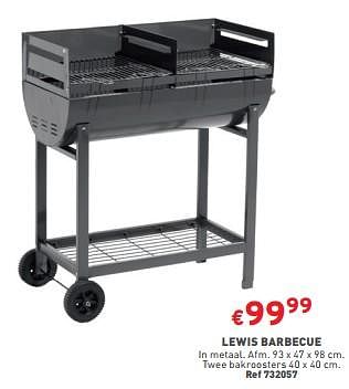Promoties Lewis barbecue - Huismerk - Trafic  - Geldig van 19/06/2024 tot 24/06/2024 bij Trafic