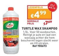Promoties Turtle wax shampoo - Turtle wax - Geldig van 19/06/2024 tot 24/06/2024 bij Trafic