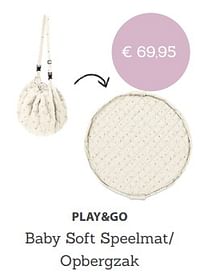 Play+go baby soft speelmat- opbergzak-Play&Go
