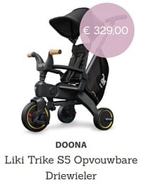 Doona liki trike s5 opvouwbare driewieler-Doona