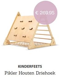 Kinderfeets pikler houten driehoek-Kinderfeets 