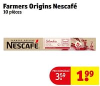 Promotions Farmers origins nescafé - Nescafe - Valide de 18/06/2024 à 23/06/2024 chez Kruidvat