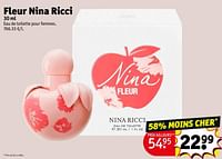 Promotions Fleur nina ricci - Nina Ricci - Valide de 18/06/2024 à 23/06/2024 chez Kruidvat