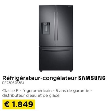 Promotions Réfrigérateur-congélateur samsung rf23r62e3b1 - Samsung - Valide de 26/05/2024 à 30/06/2024 chez Molecule