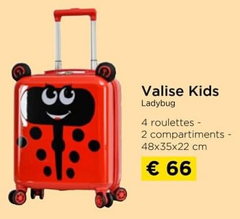 Promotions Valise kids ladybug - Produit maison - Molecule - Valide de 26/05/2024 à 30/06/2024 chez Molecule