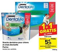 Promotions Snacks pour chiens medium dentalife - Purina - Valide de 19/06/2024 à 01/07/2024 chez Carrefour
