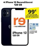 Promotions Apple iphone 12 reconditionné 128 gb - Apple - Valide de 19/06/2024 à 01/07/2024 chez Carrefour