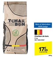 Promotions Charbon de bois - Produit maison - Carrefour  - Valide de 19/06/2024 à 01/07/2024 chez Carrefour