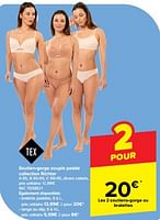 Promotions Soutien-gorge souple paddé collection richter - Tex - Valide de 19/06/2024 à 01/07/2024 chez Carrefour