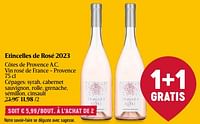 Promotions Etincelles de rosé 2023 - Vins rosé - Valide de 20/06/2024 à 26/06/2024 chez Delhaize