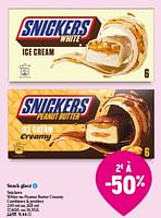 Promotions Snack glacé - Snickers - Valide de 20/06/2024 à 26/06/2024 chez Delhaize