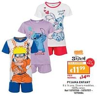 Promotions Pyjama enfant - Disney - Valide de 19/06/2024 à 24/06/2024 chez Trafic