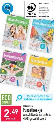 Promoties Puzzelboekje - Huismerk - Aldi - Geldig van 26/06/2024 tot 30/06/2024 bij Aldi