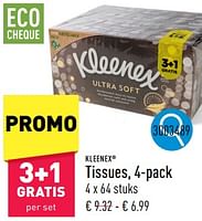 Promoties Tissues - Kleenex - Geldig van 26/06/2024 tot 30/06/2024 bij Aldi