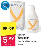 Promoties Waslotion - Lactacyd - Geldig van 26/06/2024 tot 30/06/2024 bij Aldi