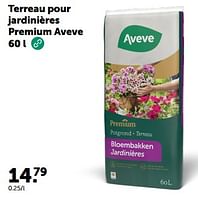 Promotions Terreau pour jardinières premium aveve - Produit maison - Aveve - Valide de 19/06/2024 à 30/06/2024 chez Aveve