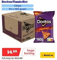 Promoties Doritos flamin hot chips - Doritos - Geldig van 17/06/2024 tot 23/06/2024 bij Bol.com
