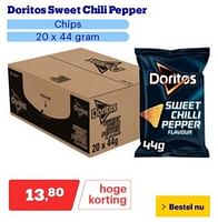 Promoties Doritos sweet chili pepper - Doritos - Geldig van 17/06/2024 tot 23/06/2024 bij Bol.com