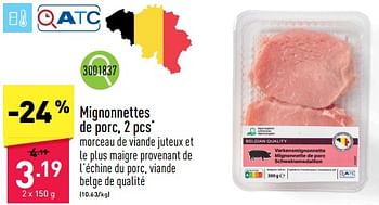 Promotions Mignonnettes de porc - Produit maison - Aldi - Valide de 24/06/2024 à 29/06/2024 chez Aldi