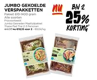 Promoties Jumbo gesneden maaltijdpakket thaise pad thai - Huismerk - Jumbo - Geldig van 19/06/2024 tot 25/06/2024 bij Jumbo