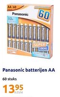 Promoties Panasonic batterijen aa - Panasonic - Geldig van 19/06/2024 tot 25/06/2024 bij Action