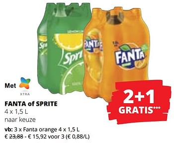 Promoties Fanta orange - Fanta - Geldig van 20/06/2024 tot 03/07/2024 bij Spar (Colruytgroup)