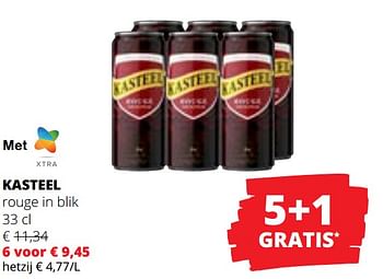 Promoties Kasteel rouge - Kasteelbier - Geldig van 20/06/2024 tot 03/07/2024 bij Spar (Colruytgroup)