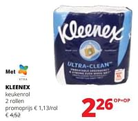 Promoties Kleenex keukenrol - Kleenex - Geldig van 20/06/2024 tot 03/07/2024 bij Spar (Colruytgroup)
