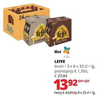 Promoties Leffe bruin - Leffe - Geldig van 20/06/2024 tot 03/07/2024 bij Spar (Colruytgroup)