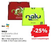 Promoties Nalu original - Nalu - Geldig van 20/06/2024 tot 03/07/2024 bij Spar (Colruytgroup)