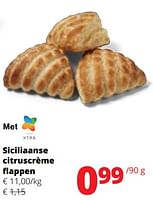 Promoties Siciliaanse citruscrème flappen - Huismerk - Spar Retail - Geldig van 20/06/2024 tot 03/07/2024 bij Spar (Colruytgroup)