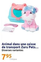 Promotions Animal dans une caisse de transport zuru pets - Zuru - Valide de 19/06/2024 à 25/06/2024 chez Action