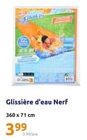 Promotions Glissiere d`eau nerf - Nerf - Valide de 19/06/2024 à 25/06/2024 chez Action