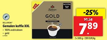 Promoties Gemalen koffie xxl - Bellarom - Geldig van 26/06/2024 tot 02/07/2024 bij Lidl