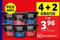 Promoties High protein melkproduct - Milbona - Geldig van 26/06/2024 tot 02/07/2024 bij Lidl