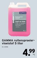 Promoties Gamma ruitensproeiervloeistof - Gamma - Geldig van 19/06/2024 tot 25/06/2024 bij Gamma