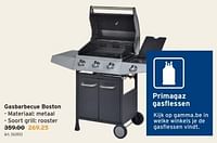 Promoties Gasbarbecue boston - Jamestown - Geldig van 19/06/2024 tot 25/06/2024 bij Gamma