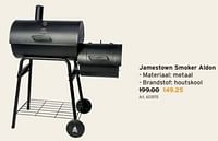 Promoties Jamestown smoker aldon - Jamestown - Geldig van 19/06/2024 tot 25/06/2024 bij Gamma