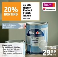 Promoties Perfect finish houtlak - Histor - Geldig van 19/06/2024 tot 25/06/2024 bij Gamma