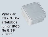 Promoties Vynckier flex-o-box aftakdoos junior ip65 - Vynckier - Geldig van 19/06/2024 tot 25/06/2024 bij Gamma