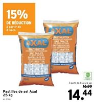 Promotions Pastilles de sel axal - Axal - Valide de 19/06/2024 à 25/06/2024 chez Gamma
