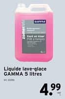 Promotions Liquide lave-glace gamma - Gamma - Valide de 19/06/2024 à 25/06/2024 chez Gamma