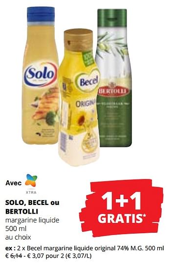 Promotions Becel margarine liquide original - Becel - Valide de 20/06/2024 à 03/07/2024 chez Spar (Colruytgroup)