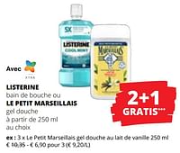 Promotions Le petit marseillais gel douche au lait de vanille - Le Petit Marseillais - Valide de 20/06/2024 à 03/07/2024 chez Spar (Colruytgroup)